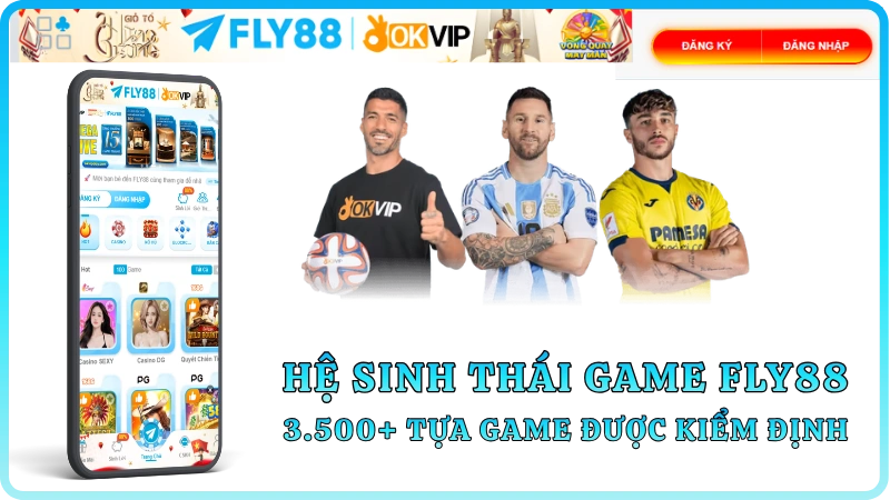 Tổng hợp hệ sinh thái trò chơi cá cược đa dạng tại nhà cái FLY88 tích hợp API từ các nhà phát hành hàng đầu